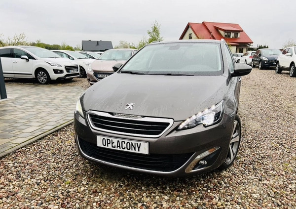 Peugeot 308 cena 38300 przebieg: 177000, rok produkcji 2015 z Ostrołęka małe 529